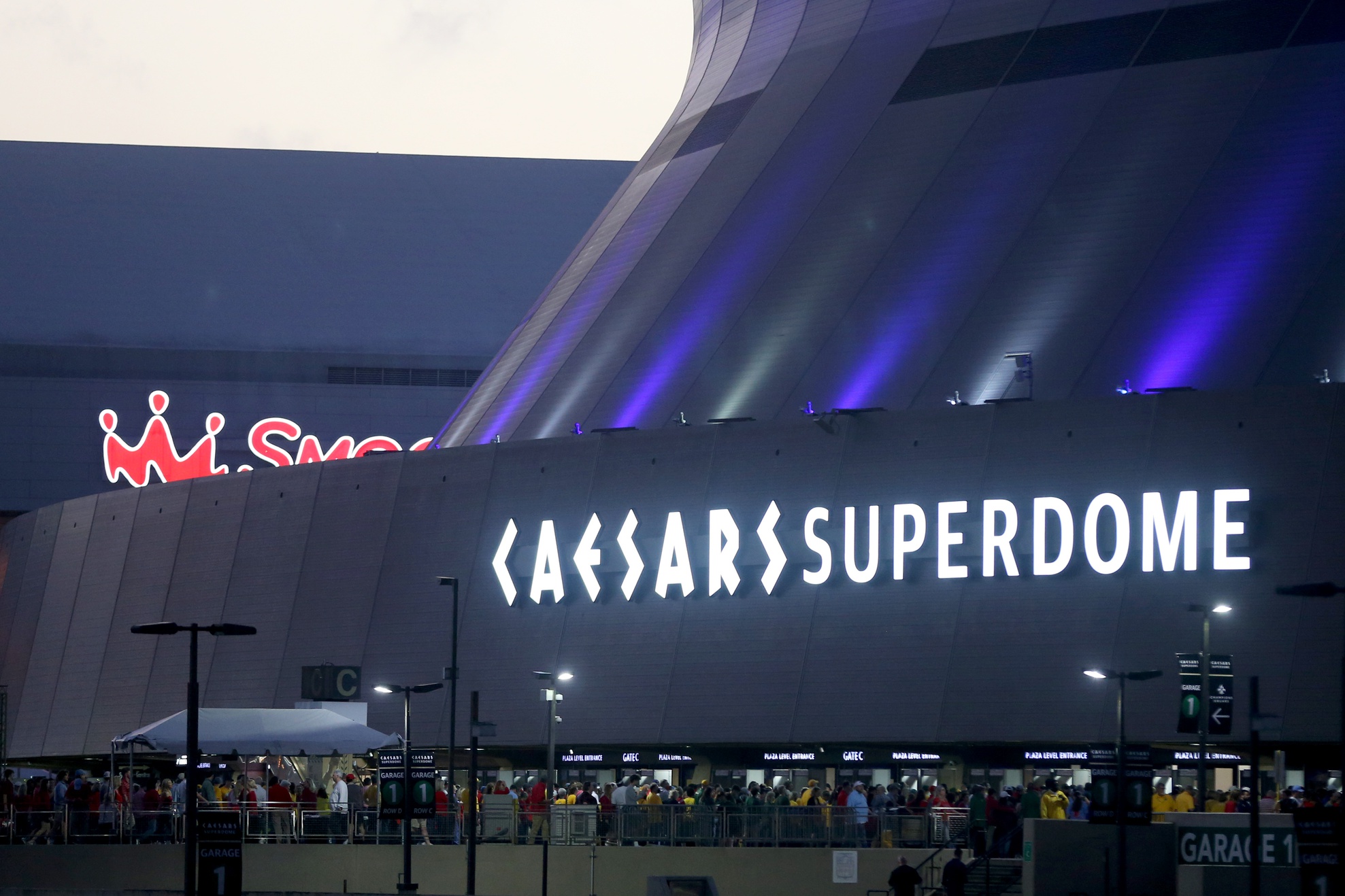 General view of the Superdome, home of the Sugar Bowl.