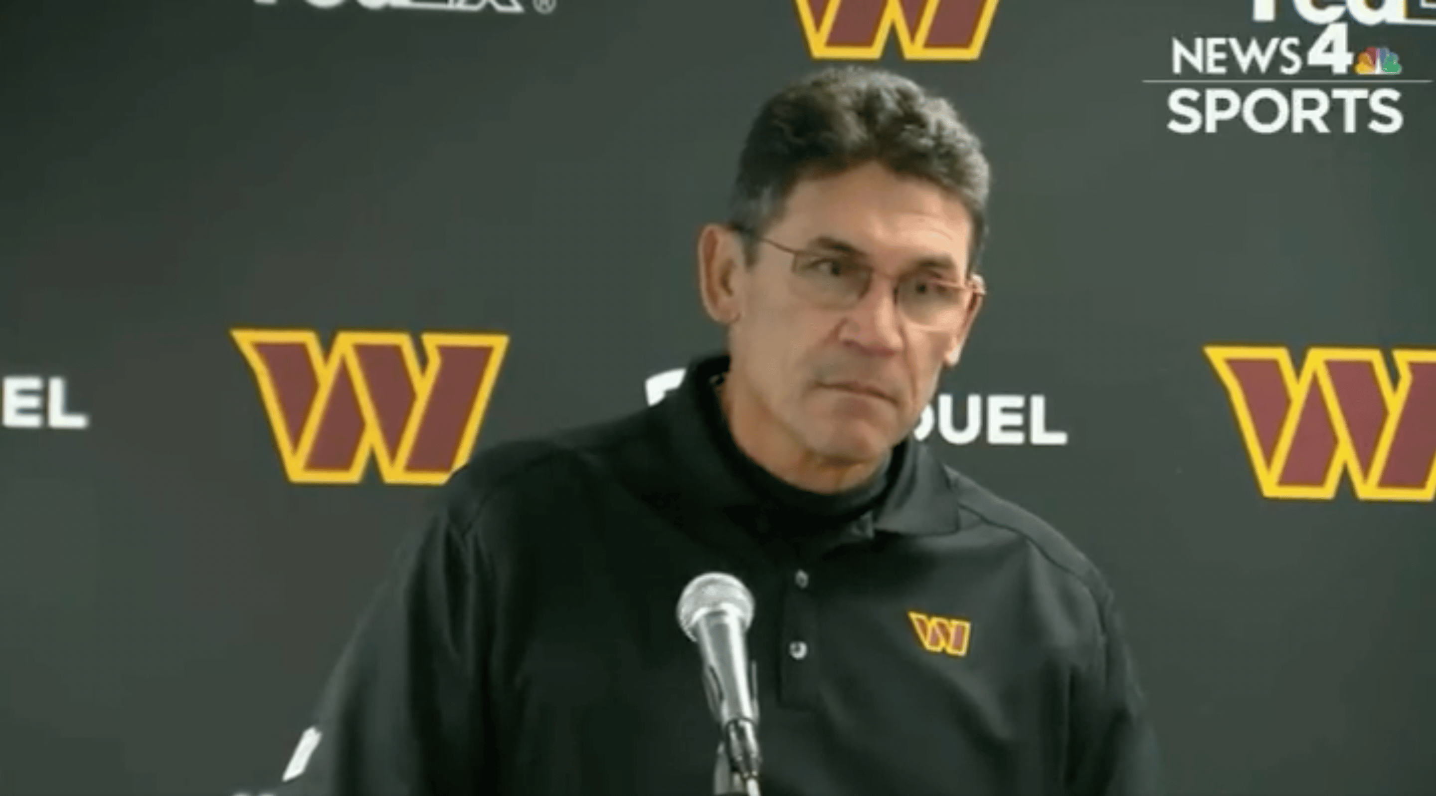 Ron Rivera unleashes NSFW rant following Washington's Thursday Night