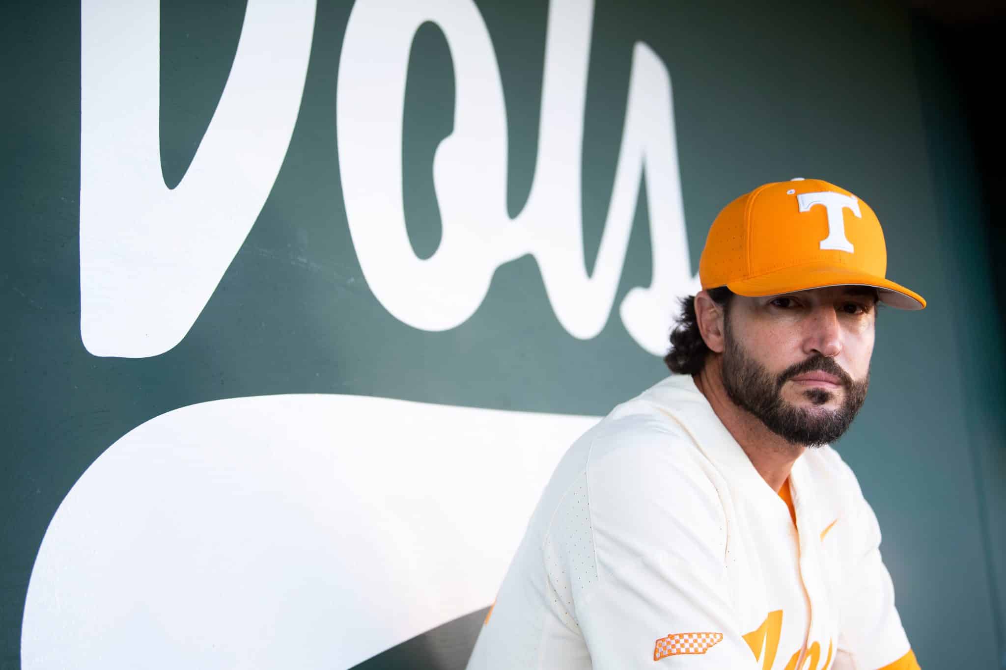 Tennessee baseball coach Tony Vitello.