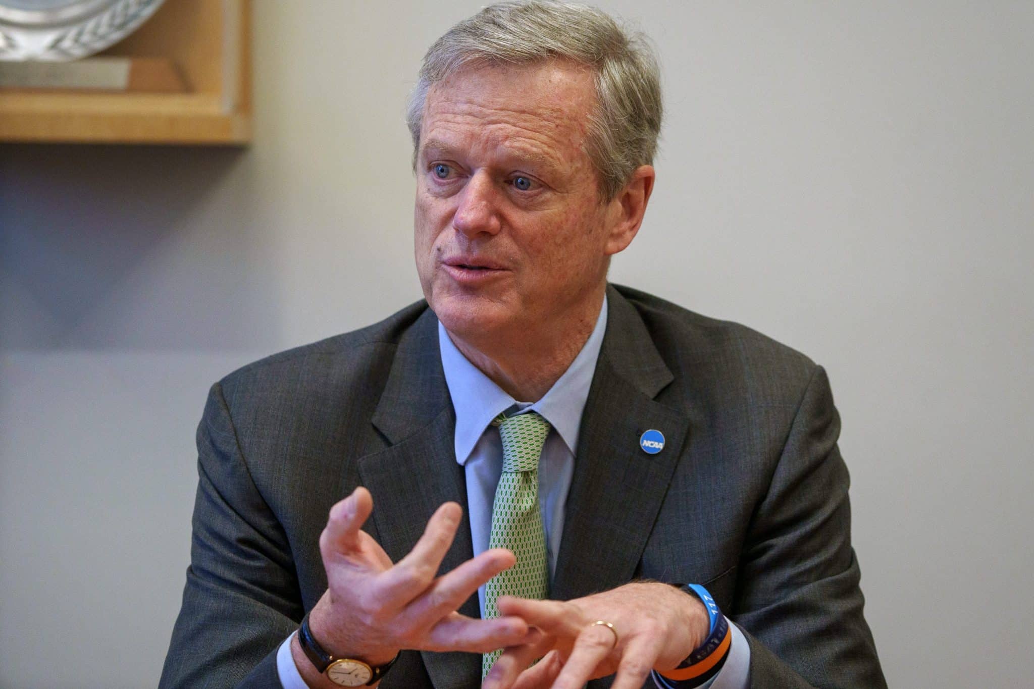 Charlie Baker insists NCAA will not grant eligibility to athletes with the NBA contract Charlie Baker insists NCAA will not grant eligibility to athletes with the NBA contract