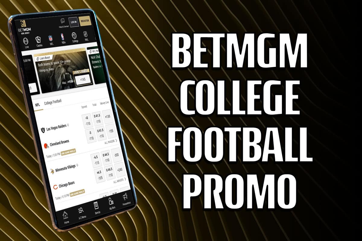 BetMGM college football promo