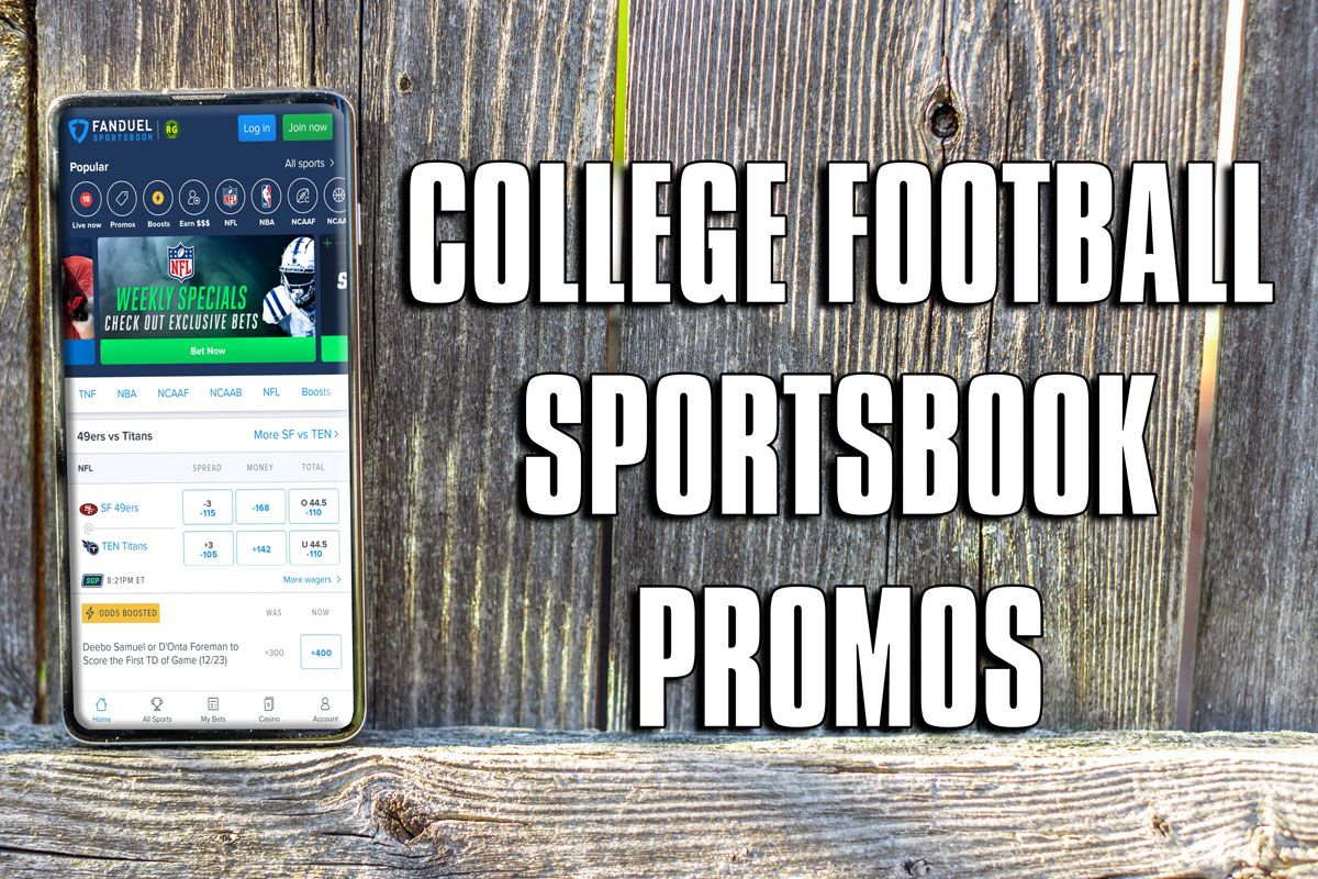 college football sportsbook promos