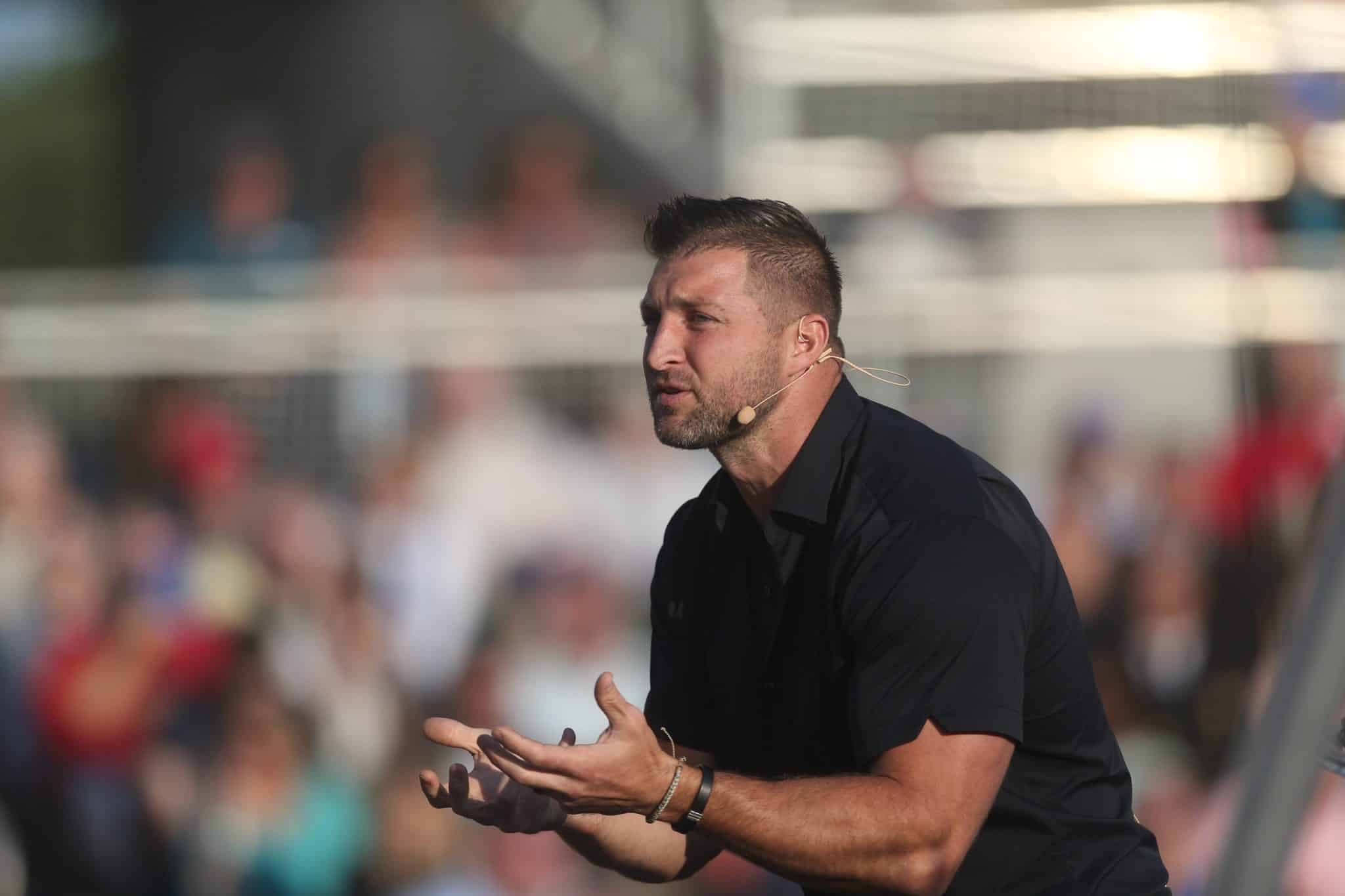 SEC Network host Tim Tebow.
