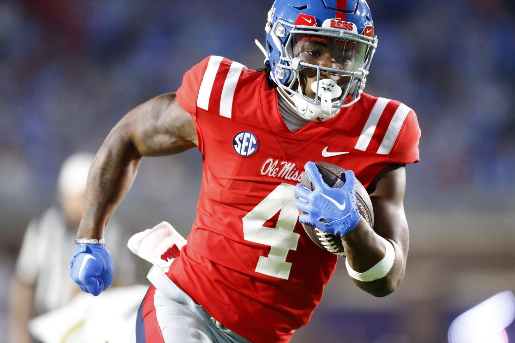 Ole Miss star running back Quinshon Judkins.