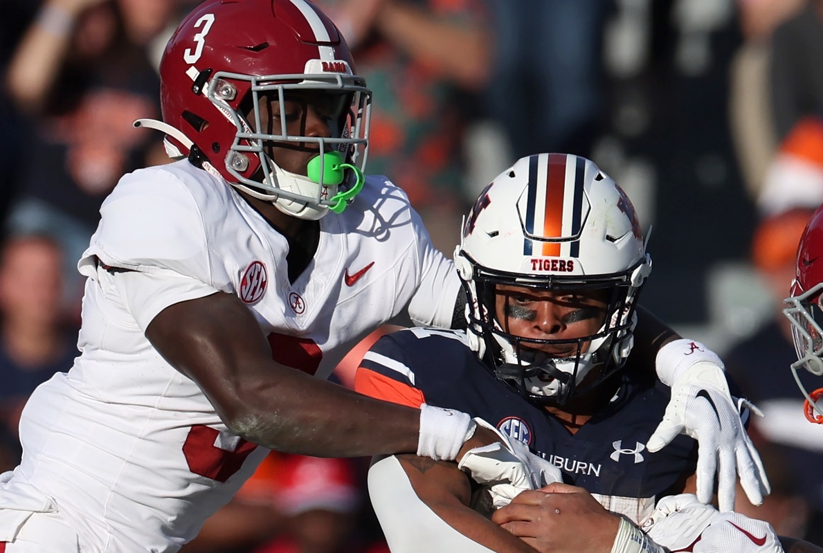 Iron Bowl play is shown.