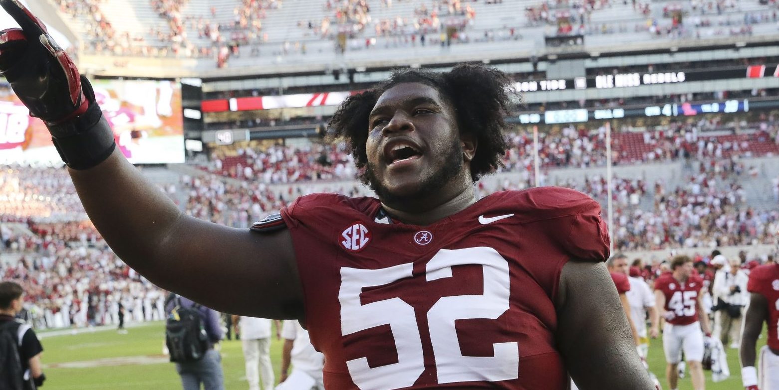 Former Alabama OL Tyler Booker shares message for Ty Simpson ahead of 1st start