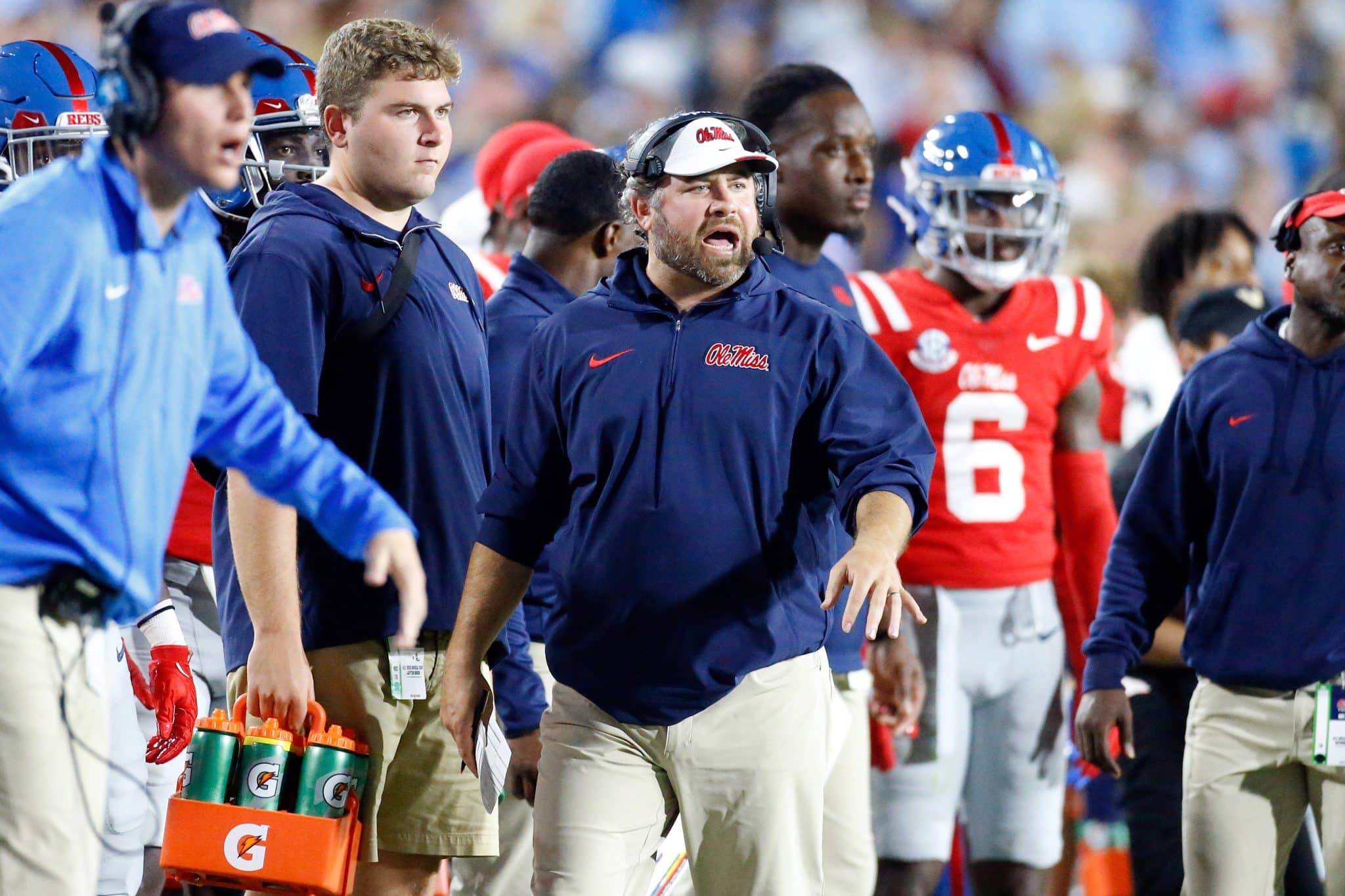 Ole Miss defensive coordinator Pete Golding