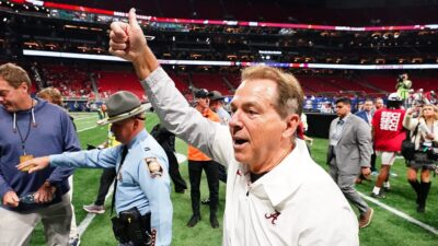 Alabama head coach Nick Saban.