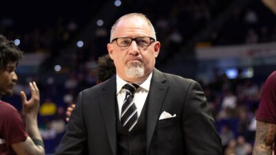Buzz Williams coaches during a game.