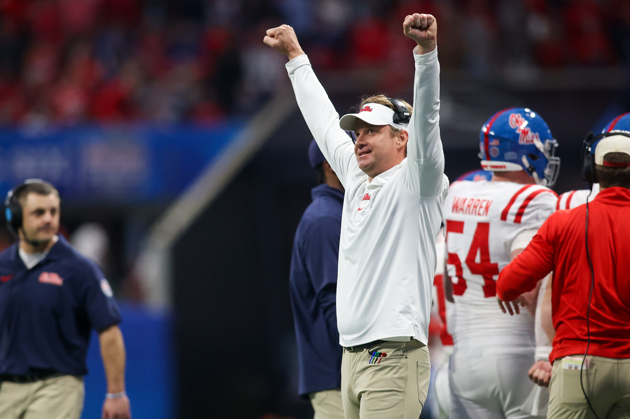 Ole Miss head coach Lane Kiffin.