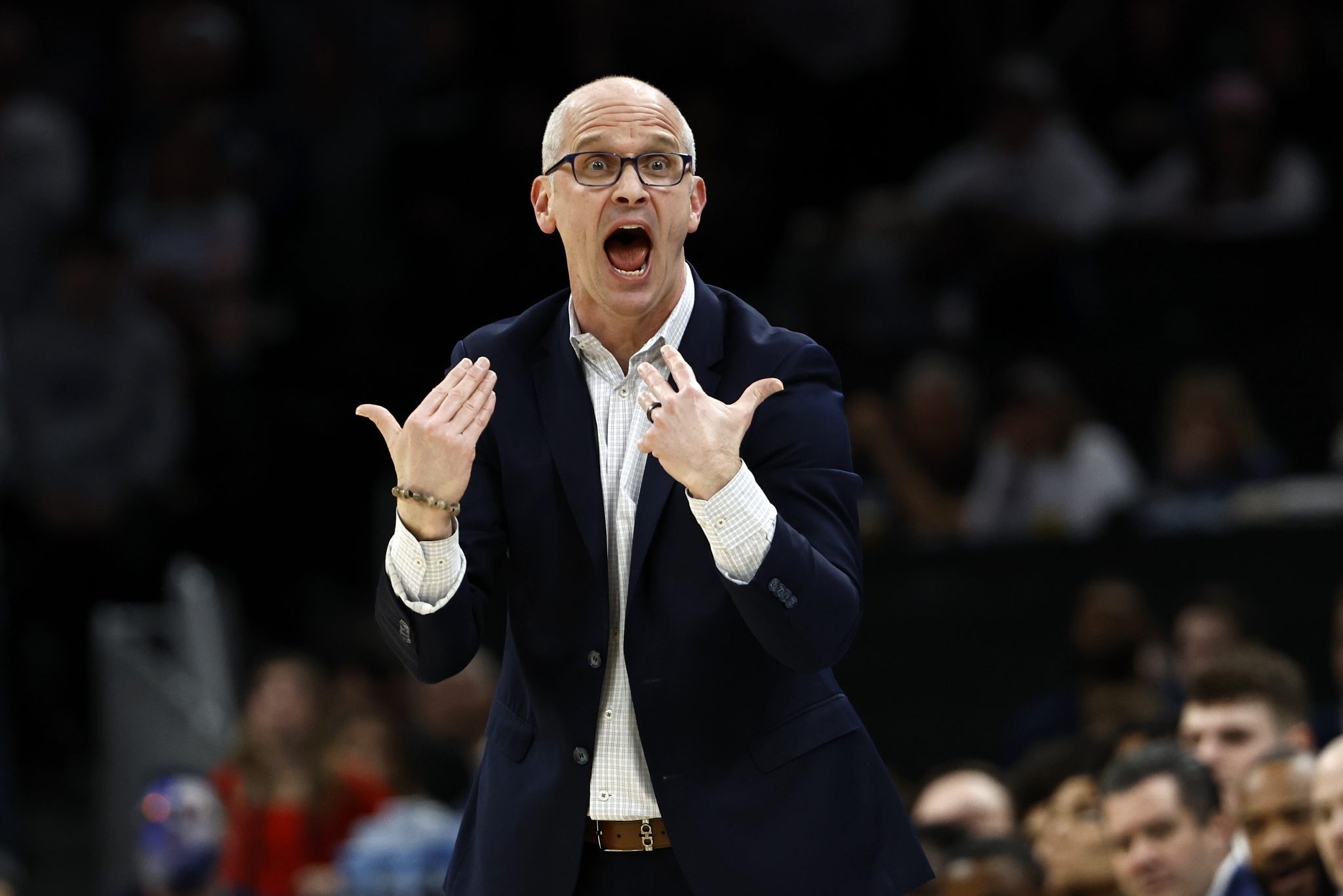 UConn head coach Dan Hurley.