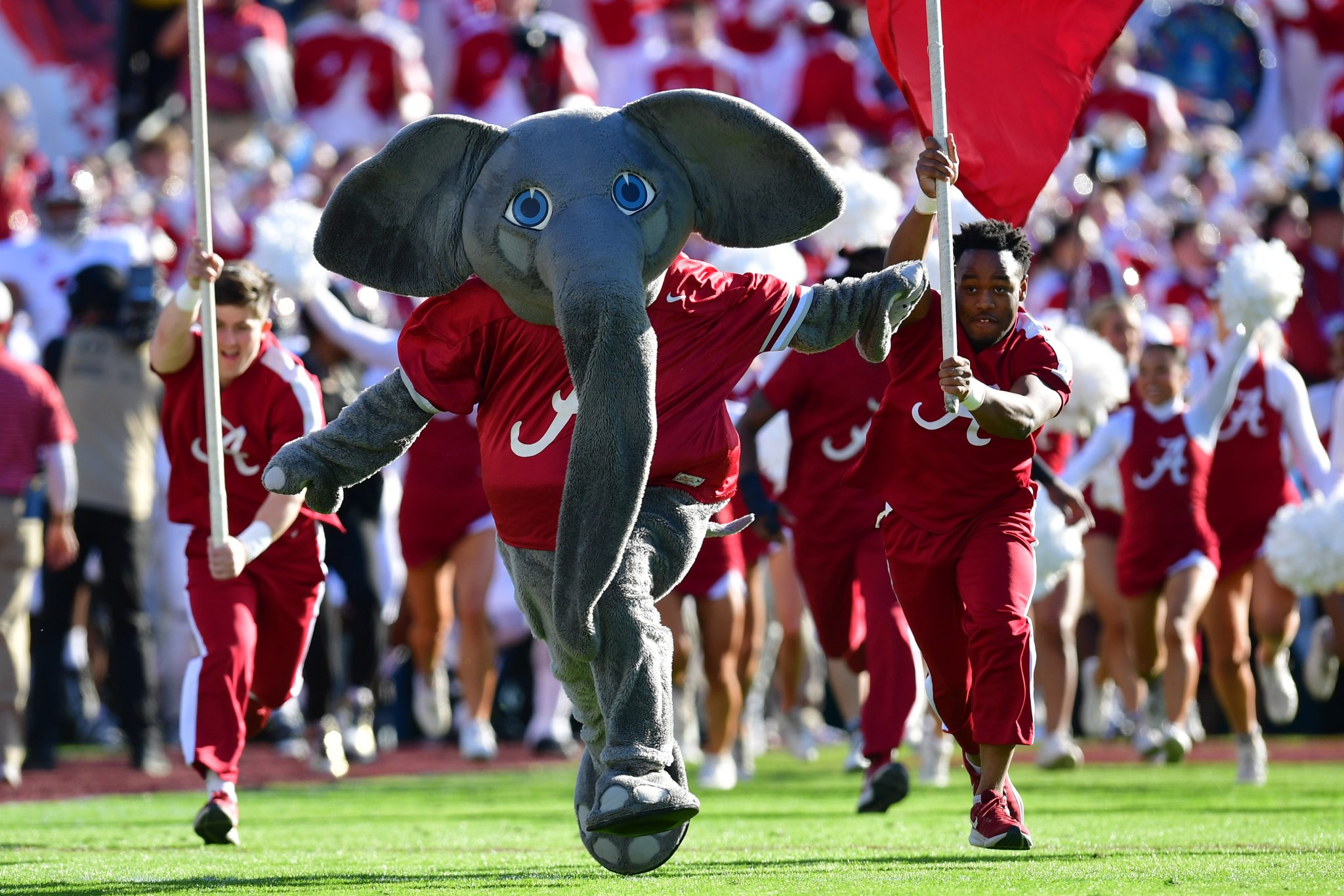 Alabama mascot Big Al.
