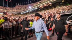 Featured image via @12thMan Texas A&M Athletics on X. Photo credit @alivecoverage for Messina Touring Group.