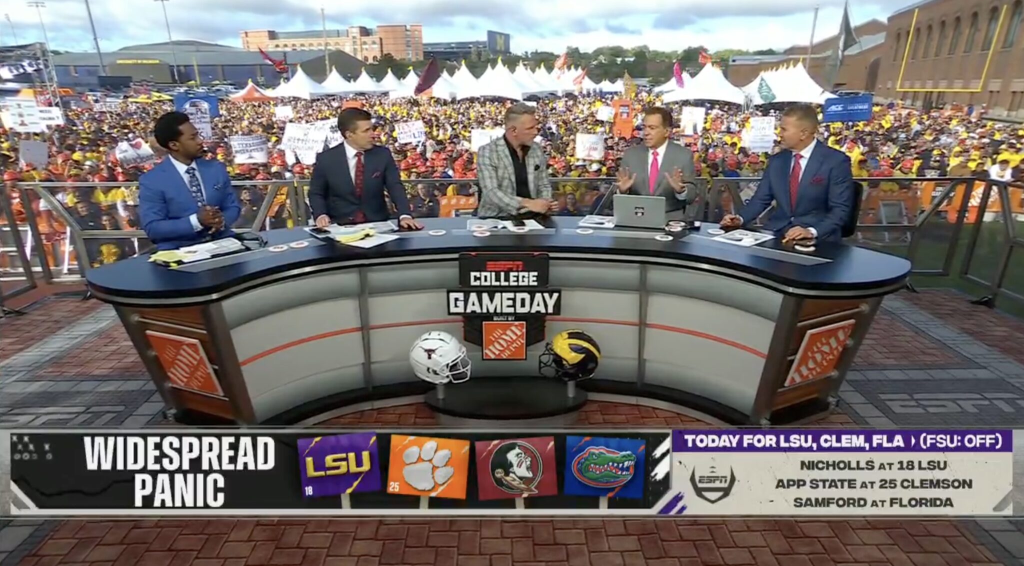 College GameDay Picks: ESPN crew and Michael Phelps choose winners for ...
