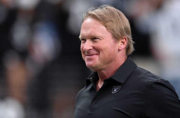 Jon Gruden during a game.
