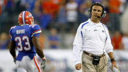 Urban Meyer claims an LSU fan dumped urine on him in 2007.