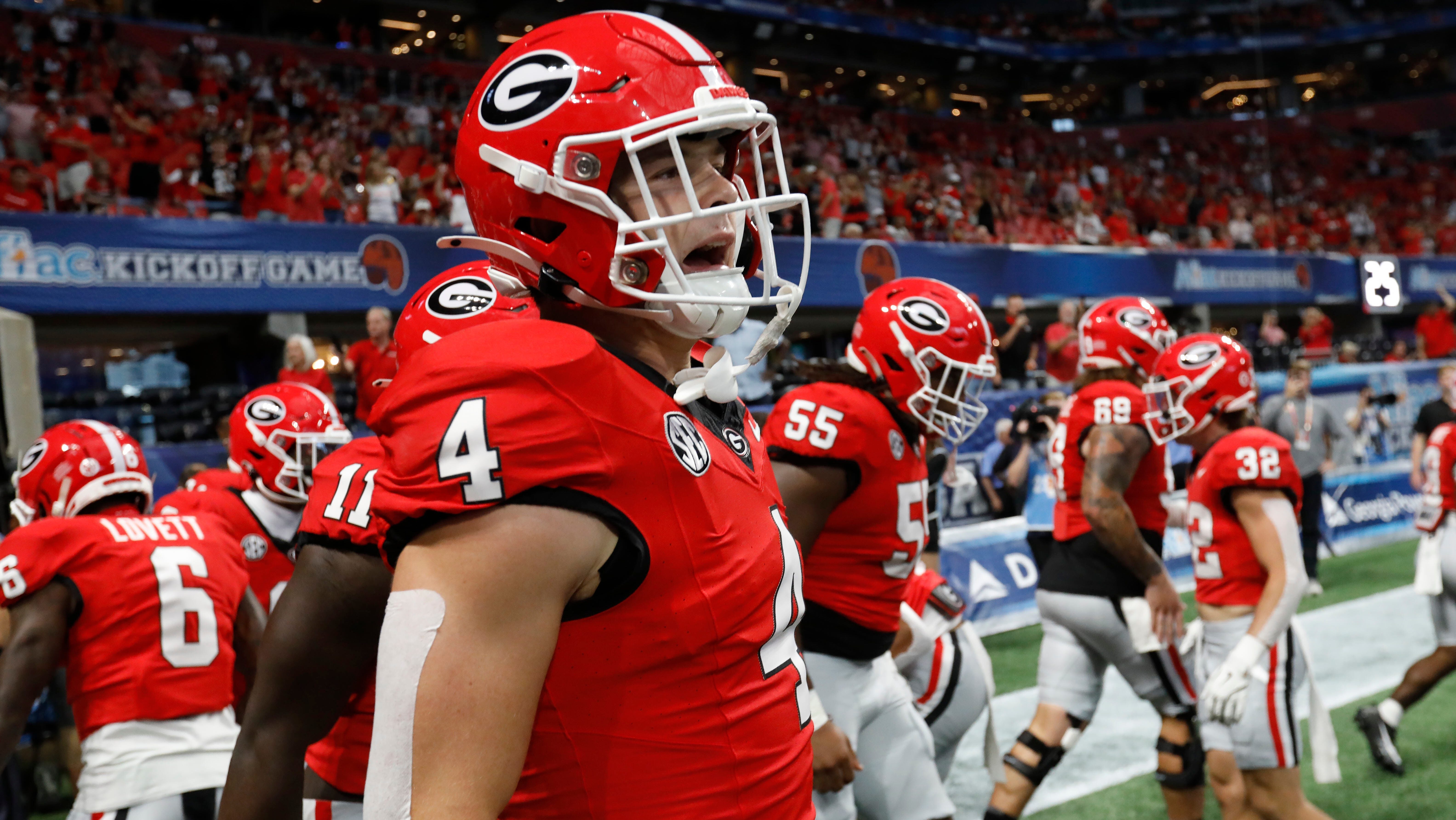 Former Georgia TE Oscar Delp scratched from NFL Combine drills after injury reveal, per report