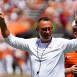 Texas coach Steve Sarkisian.