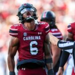 Dylan Stewart celebrates a sack against Old Dominion.
