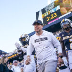 Mizzou head coach Eli Drinkwitz leads the team.