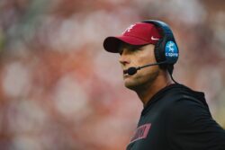 Alabama coach Kalen DeBoer.