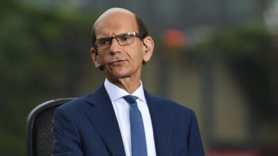 Paul Finebaum speaks.