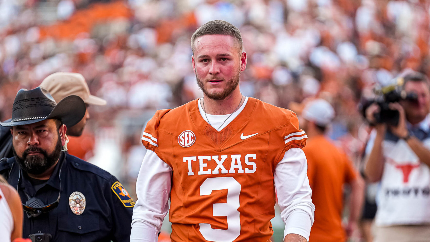 Quinn Ewers battled more severe injury than originally reported during 2024, per report