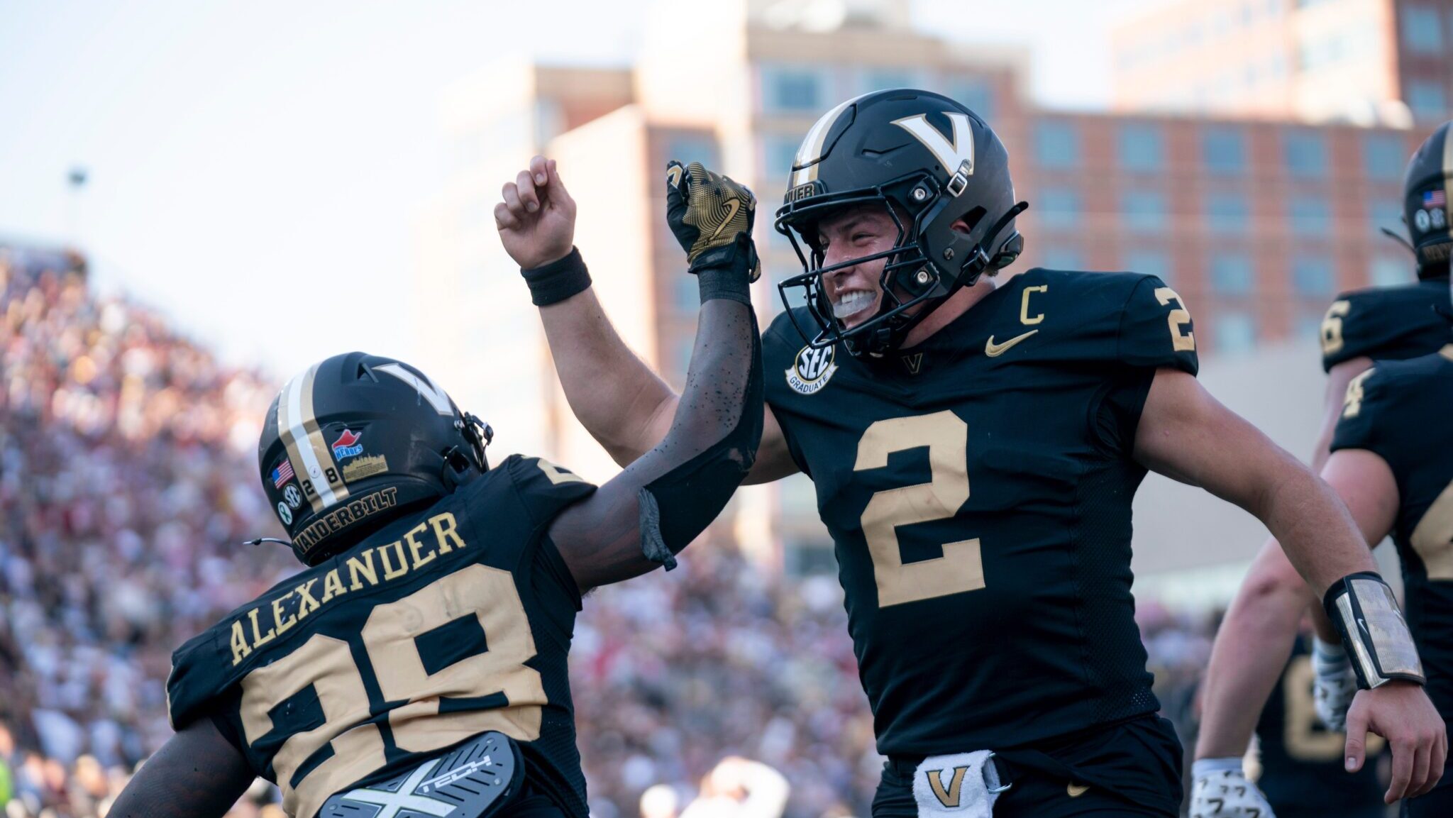 &nbsp;Diego Pavia has historic day in Vanderbilt&rsquo;s win over Utah State
