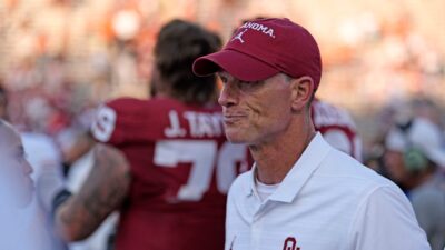 Oklahoma coach Brent Venables.