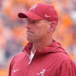 Alabama coach Kalen DeBoer.