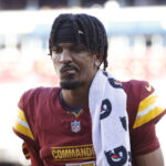 Washington Commanders QB Jayden Daniels.