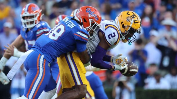 Florida and LSU play football.