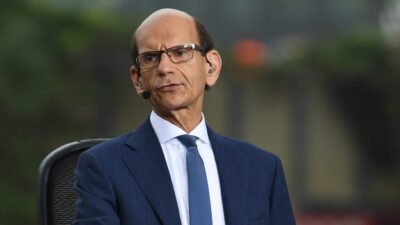 Paul Finebaum speaks.