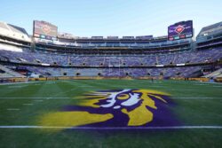 LSU field logo.