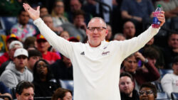 Buzz Williams coaches.