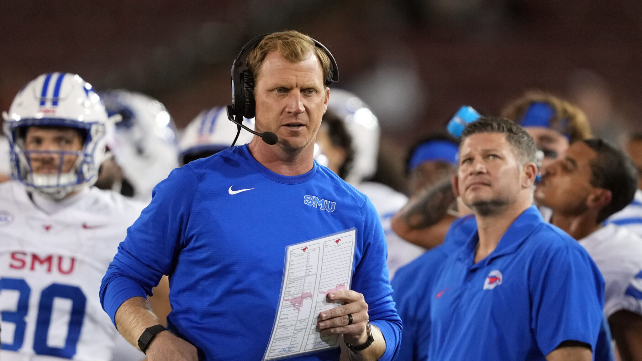 Rhett Lashlee jokes about upsetting Alabama fans at SMU, Auburn