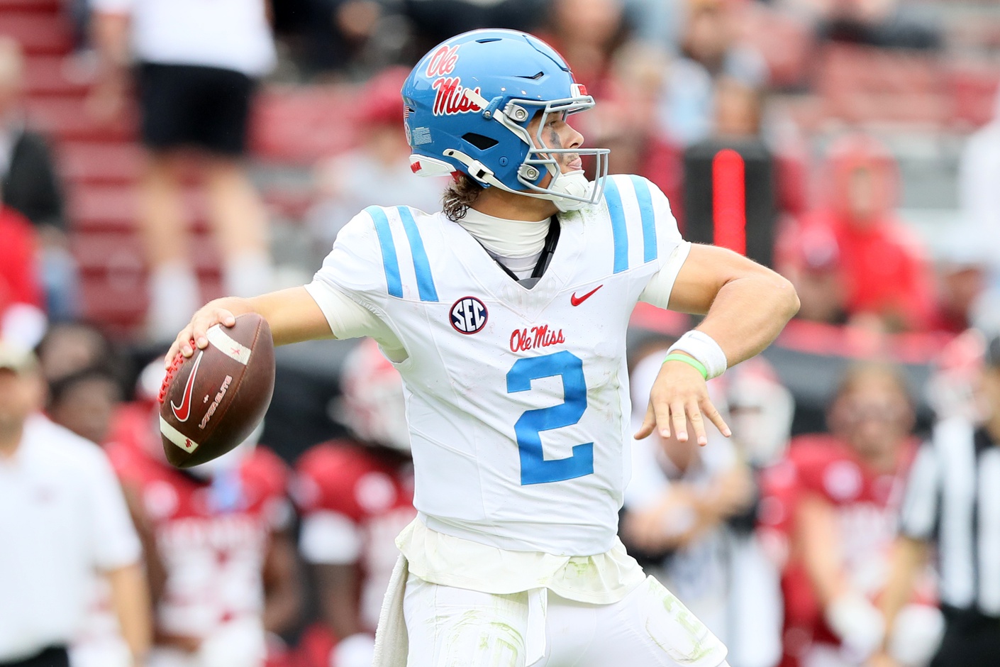 Jaxson Dart impresses ESPN’s Louis Riddick at Senior Bowl 