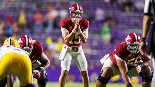 Alabama quarterback Ty Simpson.