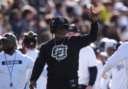 Colorado coach Deion Sanders.