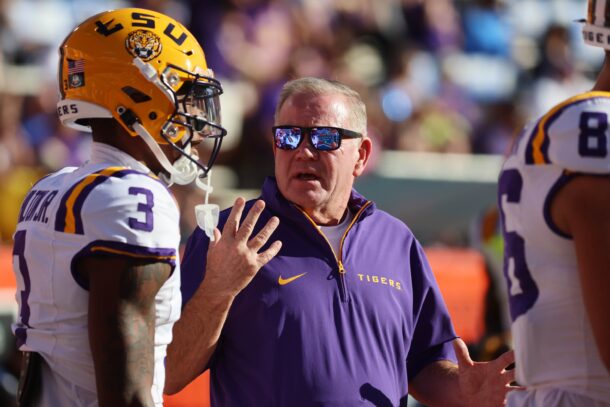 LSU head coach Brian Kelly.