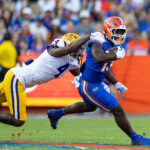 Florida RB Jadan Baugh runs the ball against LSU.