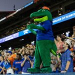 Florida football mascot at a game vs. LSU in 2024.