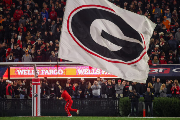 Georgia football flag.