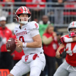 Kurtis Rourke plays for Indiana against Ohio State.