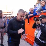 Billy Napier shown after a Florida football game.
