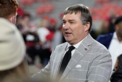 Georgia head coach Kirby Smart.