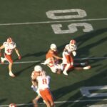 Clemson picks off Texas quarterback Quinn Ewers.