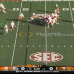 Clemson in action vs. Texas.