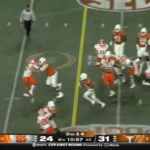 Texas RB Jaydon Blue in action.