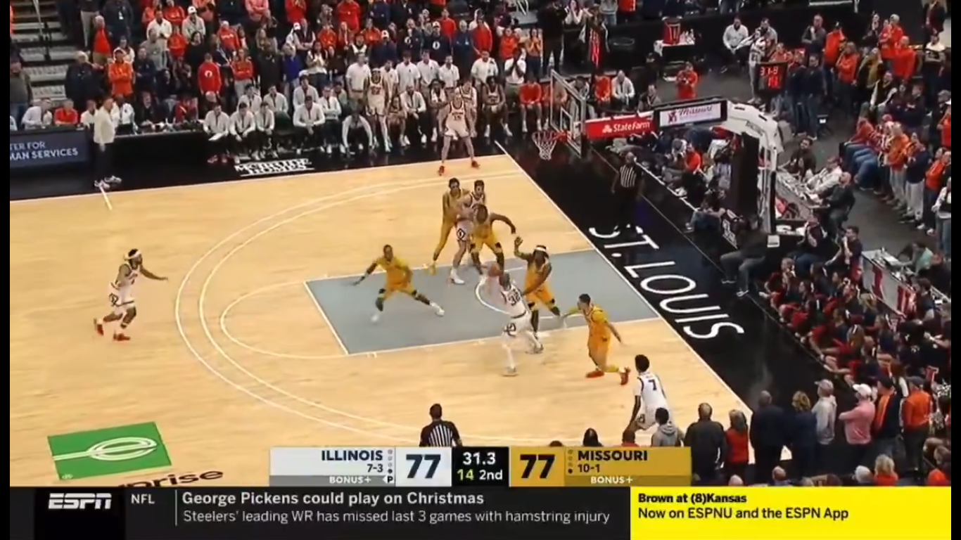Kasparas Jakucionis leads Illinois to Braggin’ Rights win over Mizzou